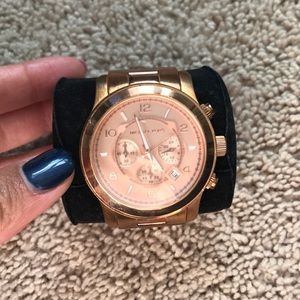 Used rose gold Michael KORS watch